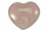 Polished Rose Quartz Hearts - 1.4" Size - Photo 3